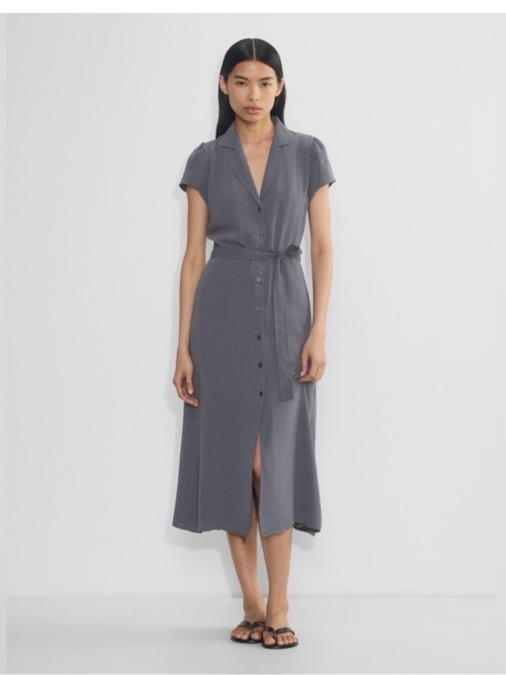 Aritzia Wilfred Midi shirt dress size L